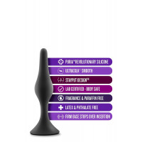 Набір із трьох анальних пробок Anal Adventures Platinum Silicone
