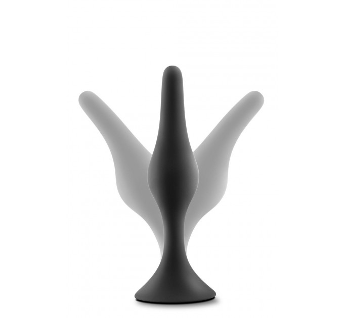 Набір із трьох анальних пробок Anal Adventures Platinum Silicone