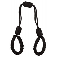 Наручники з бондажної мотузки Bad Kitty Handcuffs 1, чорний