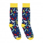 Носки с рисунком в виде секс-игрушек Shots Sexy Socks Kinky Minxy разноцветные, размер 36-41