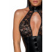Платье с чокером и кружевным лифом Noir Handmade F224 черное, XL