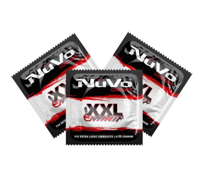 Презервативы Nuvo Condoms Large со смазкой из латекса премиум-класса