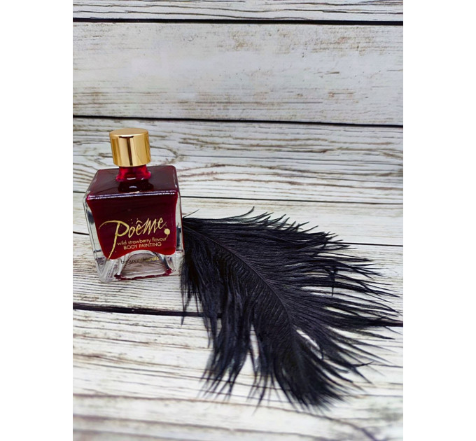 Съедобная краска для тела Bijoux Indiscrets Poеme - Wild Strawberry, 50г