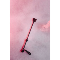 Стек черный с черепом (кожа) черный Candy Hero Slap SK1/55