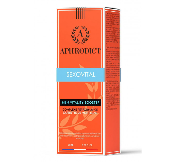 Усилитель ощущений и ускоритель оргазмов Ruf Aphrodict Sexo Vital универсальный, 20 мл