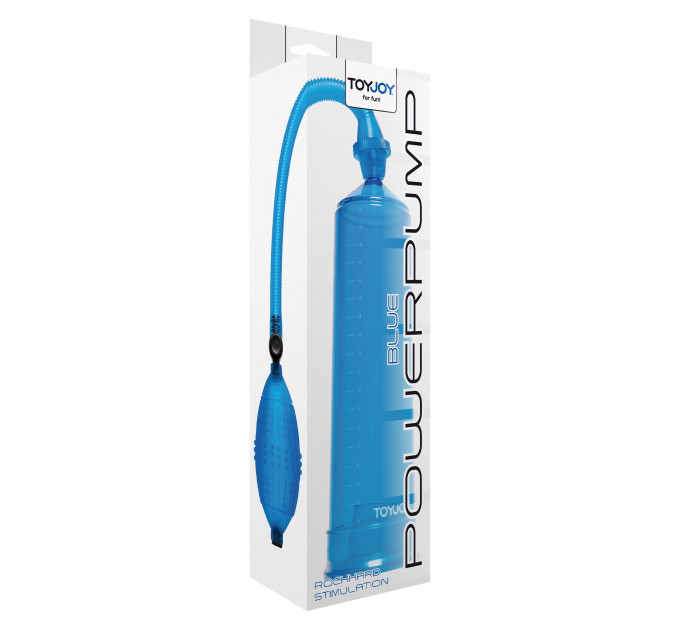 Вакуумна помпа для члена Toy Joy Power Pump механічна, синій