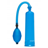 Вакуумная помпа для члена Toy Joy Power Pump механическая, синяя