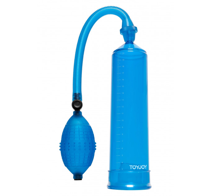 Вакуумна помпа для члена Toy Joy Power Pump механічна, синій