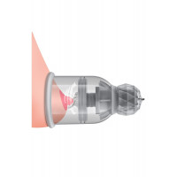 Вакуумні помпи для сосків Blush Temptasia Titilator з масажерами, прозорі