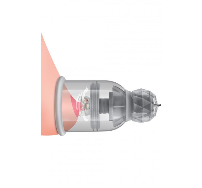 Вакуумные помпы для сосков Blush Temptasia Titilator с массажерами, прозрачные
