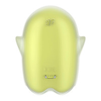 Вакуумний кліторальний вібратор із флуоресцентною поверхнею Satisfyer Glowing Ghost, жовтий