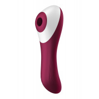 Вакуумний кліторальний стимулятор із вібрацією Satisfyer Dual Crush