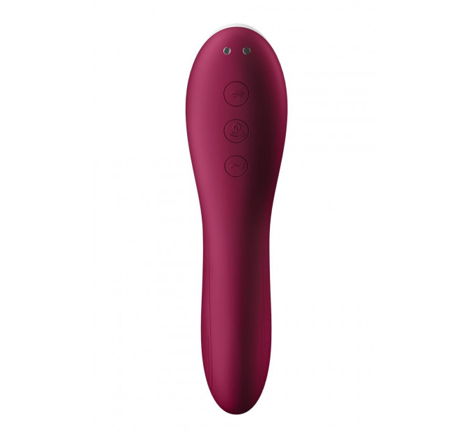 Вакуумний кліторальний стимулятор із вібрацією Satisfyer Dual Crush