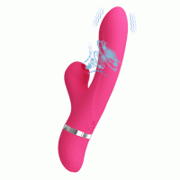 Вибратор-кролик для точки G PRETTY LOVE Willow с вакуумным стимулятором, 20.4 х 3.5 см