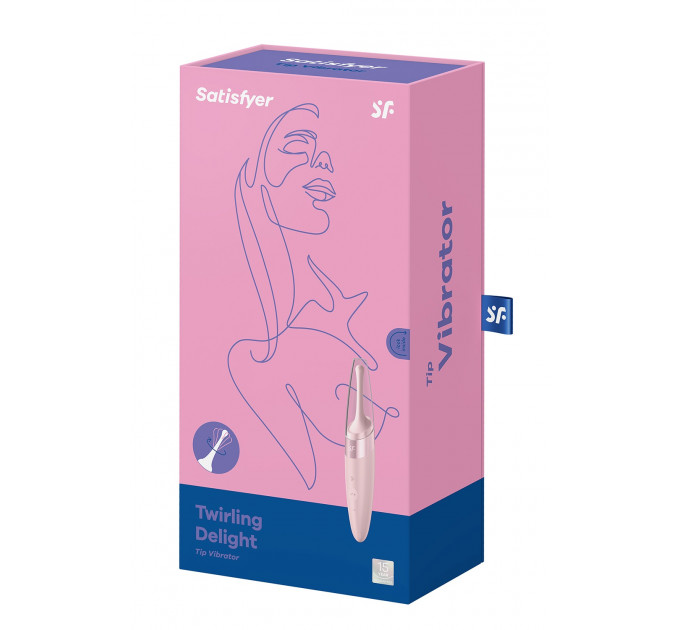 Вібратор для цілеспрямованої стимуляції Satisfyer Twirling Delight ніжно-рожевий
