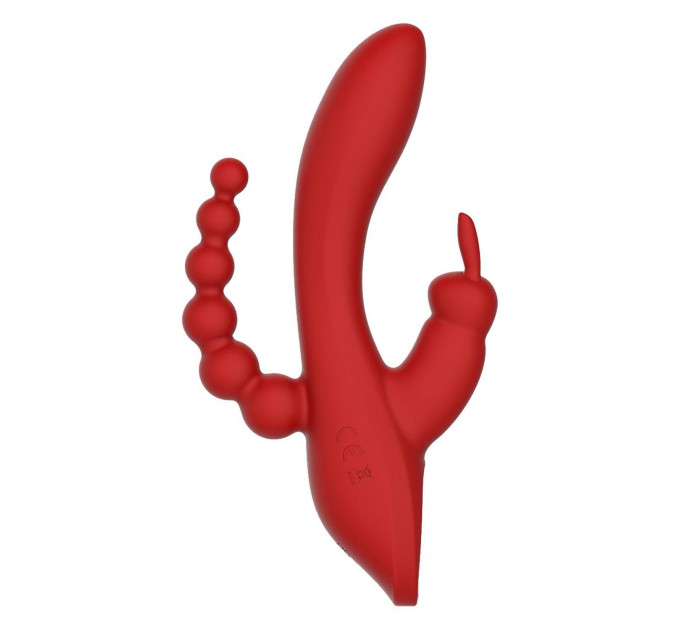 Вибромассажер тройной Dream toys RED REVOLUTION HERA