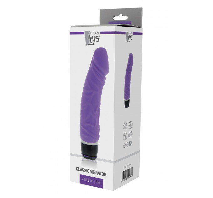 Вибромассажер PURRFECT SILICONE CLASSIC 6.5INCH, PURPLE