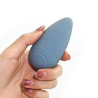 Вібратор для клітора із рельєфом Sweet Em Velvet Lure, синій