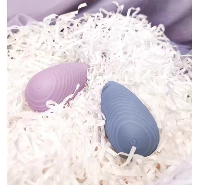 Вибратор для клитора с рельефом Sweet Em Velvet Lure, синий