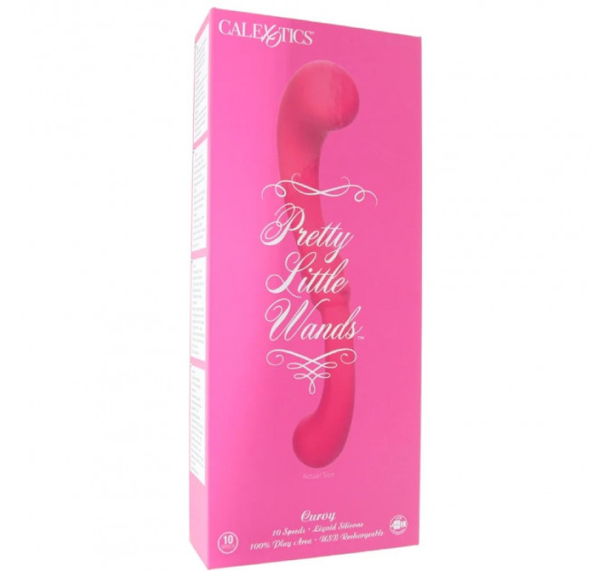 Вібратор двосторонній CalExotics Pretty Little Wands рожевий