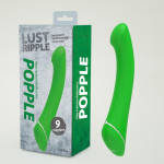 Вибратор классический Chisa Lust Ripple Popple, силиконовый, зеленый