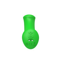 Класичний вібратор Chisa Lust Ripple Popple, силіконовий, зелений