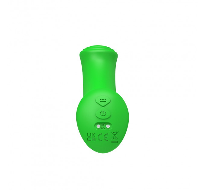 Вибратор классический Chisa Lust Ripple Popple, силиконовый, зеленый