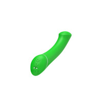 Класичний вібратор Chisa Lust Ripple Popple, силіконовий, зелений