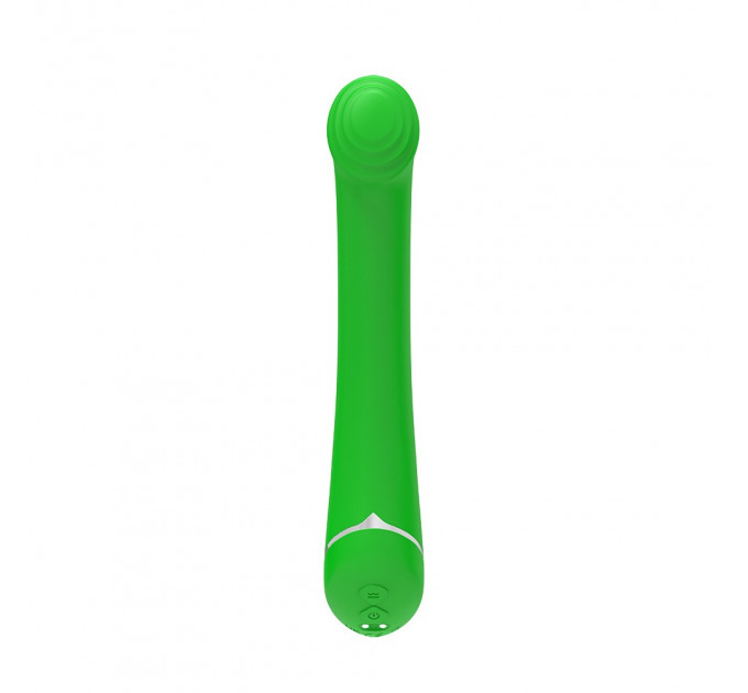 Вибратор классический Chisa Lust Ripple Popple, силиконовый, зеленый