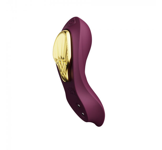 Вибратор в трусики AYA Zalo Velvet Purple на пульте управления