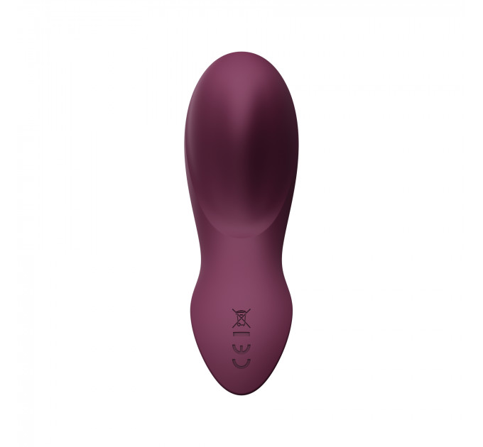 Вибратор в трусики AYA Zalo Velvet Purple на пульте управления