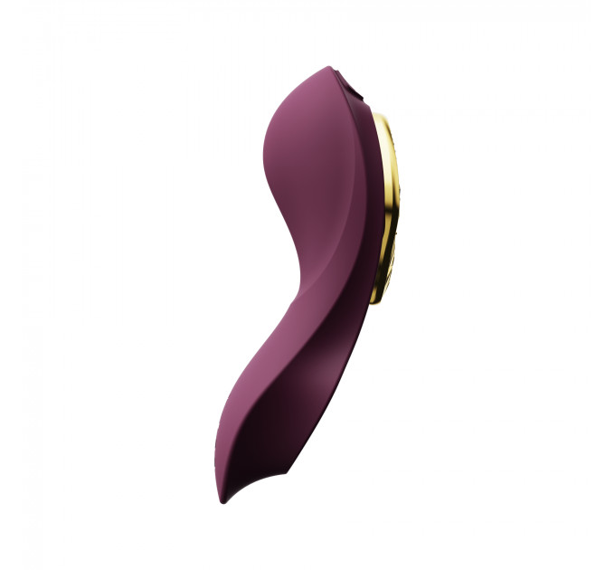 Вибратор в трусики AYA Zalo Velvet Purple на пульте управления