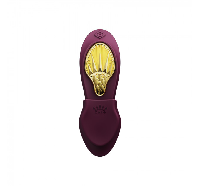 Вибратор в трусики AYA Zalo Velvet Purple на пульте управления