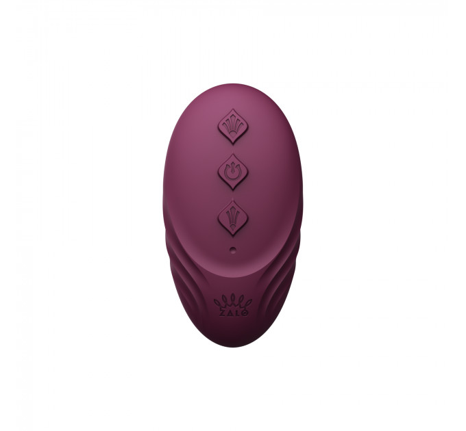 Вибратор в трусики AYA Zalo Velvet Purple на пульте управления