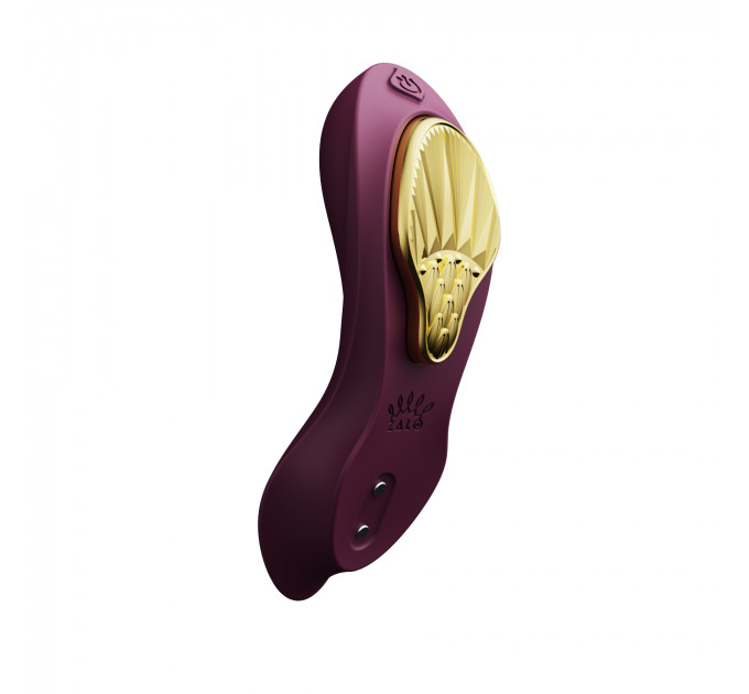 Вибратор в трусики AYA Zalo Velvet Purple на пульте управления