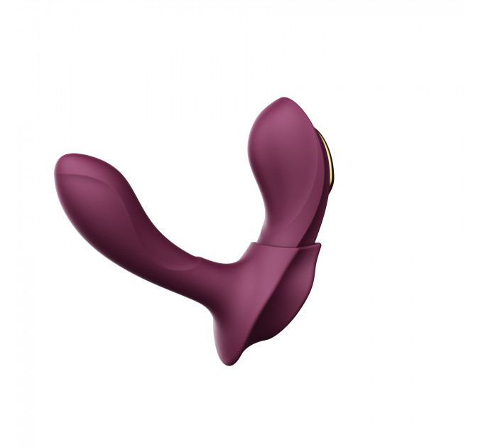 Вибратор в трусики AYA Zalo Velvet Purple на пульте управления