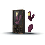 Вибратор в трусики AYA Zalo Velvet Purple на пульте управления