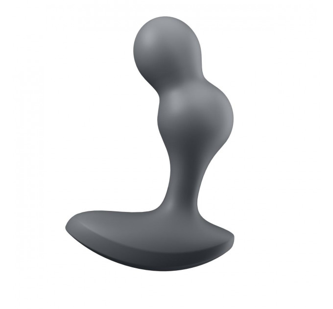 Виброанальная смарт пробка Satisfyer Connect Deep Diver серый