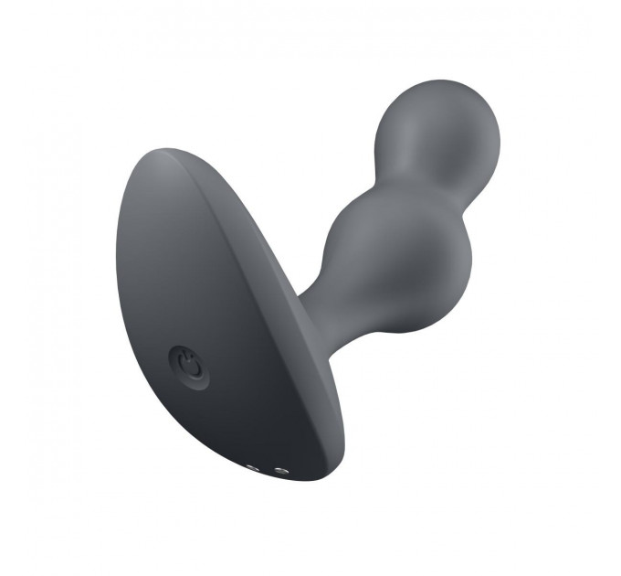 Виброанальная смарт пробка Satisfyer Connect Deep Diver серый