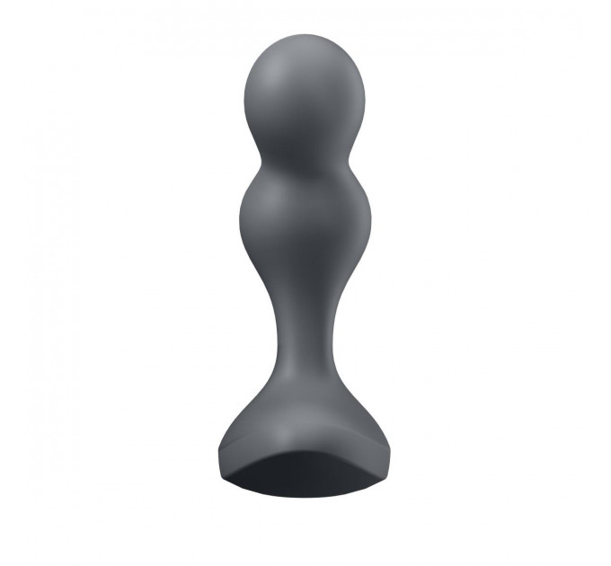 Виброанальная смарт пробка Satisfyer Connect Deep Diver серый