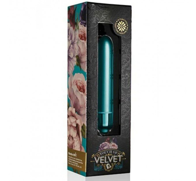 Вибропуля Rocks Off RO Touch of Velvet Peacock Petals, 9 см
