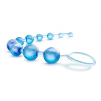 T330754 Анальная цепочка B YOURS BASIC BEADS BLUE