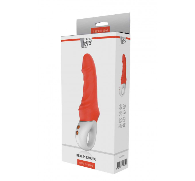 Вібратор реалістичний Dream Toys помаранчевий, 23.1 см х 5.1 см