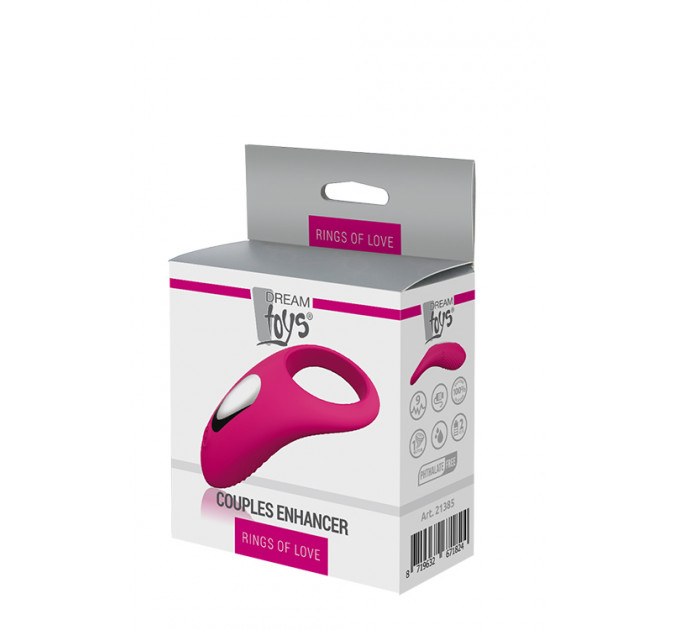 Эрекционное кольцо RINGS OF LOVE COUPLES ENHANCER MAGENTA