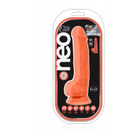 Фалоімітатор з подвійною щільністю Blush NEO ELITE 7.5 INCH ORANGE