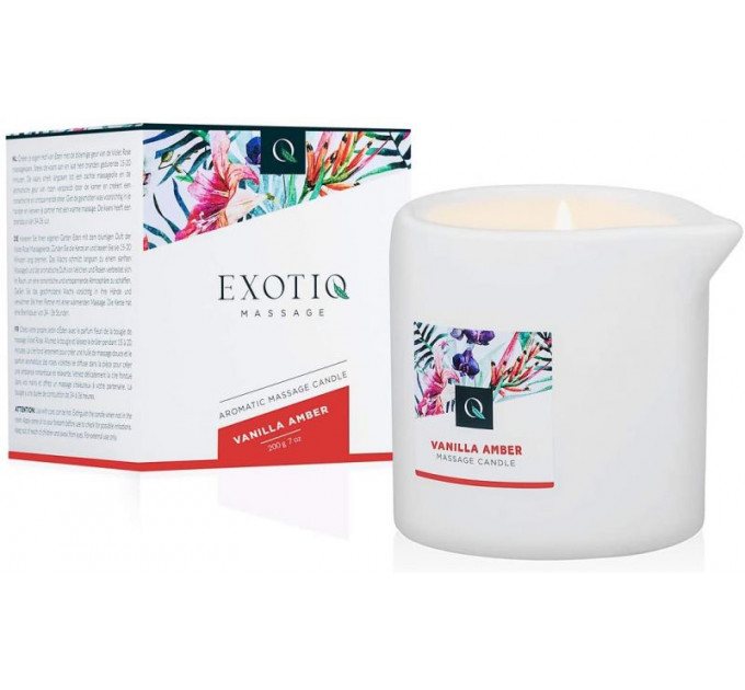 Массажная свеча Exotiq Massage Candle Vanilla 200g