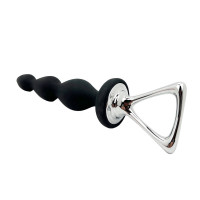 Анальний стимулятор-ялинка Adrien Lastic Arrow з металевим утримувачем, чорний