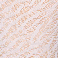 Боди полупрозрачное Star Night светящееся в темноте, белое, XS-M