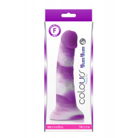 Фалоімітатор силікон NS Novelties COLOURS PLEASURES YUM 6" DILDO PURPLE