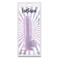 Фалоимитатор на присоске NS Novelties Fantasia Ballsy фиолетовый, 18.2 см